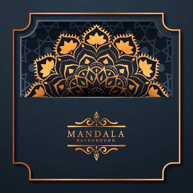 Creative luxury mandala background