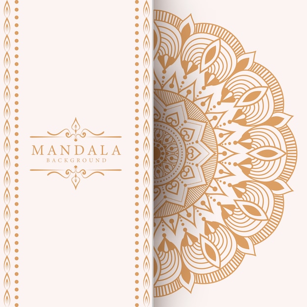 Vector creative luxury mandala background