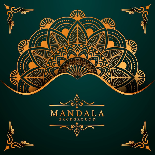 Creative luxury mandala background