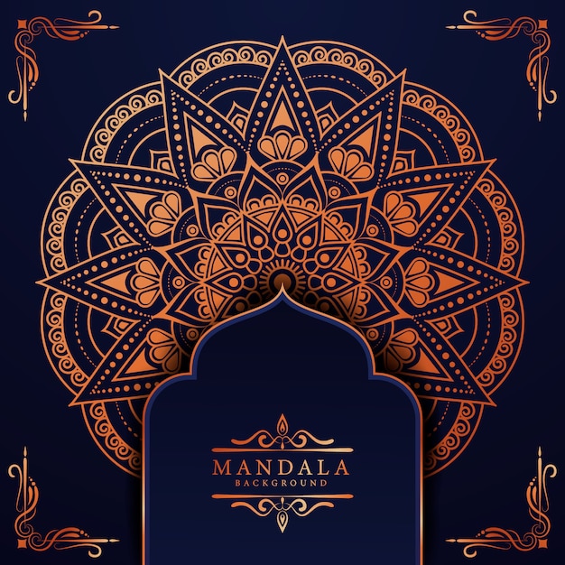 Vector creative luxury mandala background