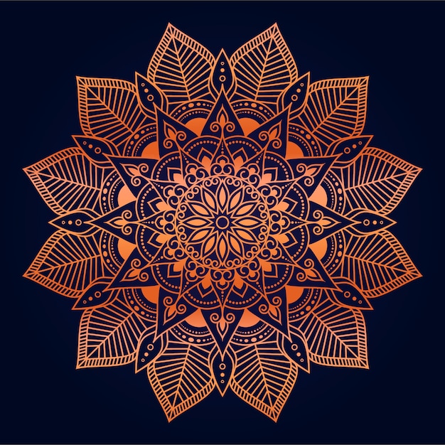 Mandala di lusso creativo