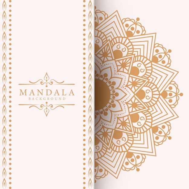 Creative luxury mandala background