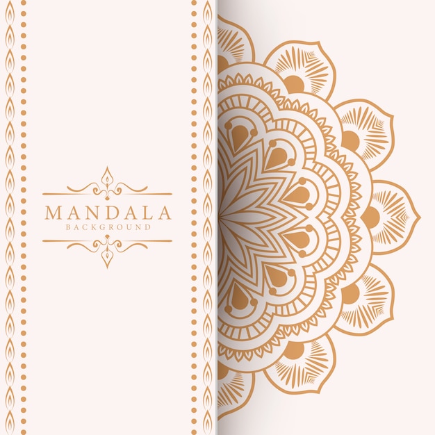 Creative luxury mandala background