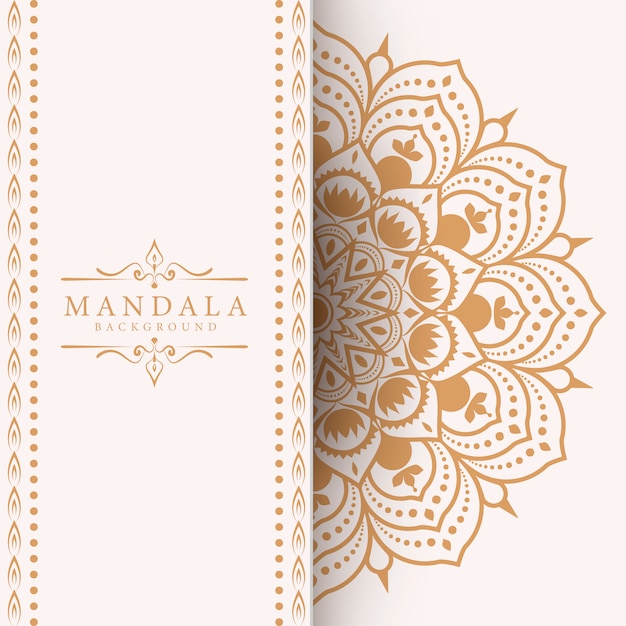 Vector creative luxury mandala background