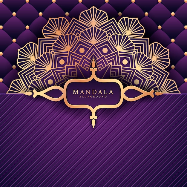 Vector creative luxury mandala background