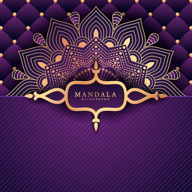 Vector creative luxury mandala background