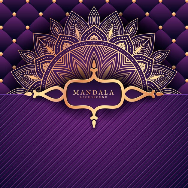 Creative Luxury Mandala Background 