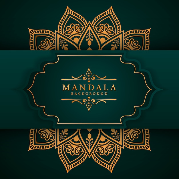 Creative luxury mandala background