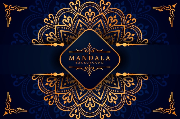 Creative luxury mandala background