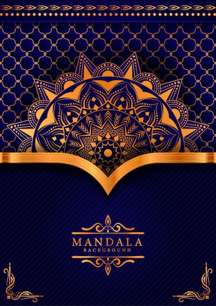 Creative luxury mandala background