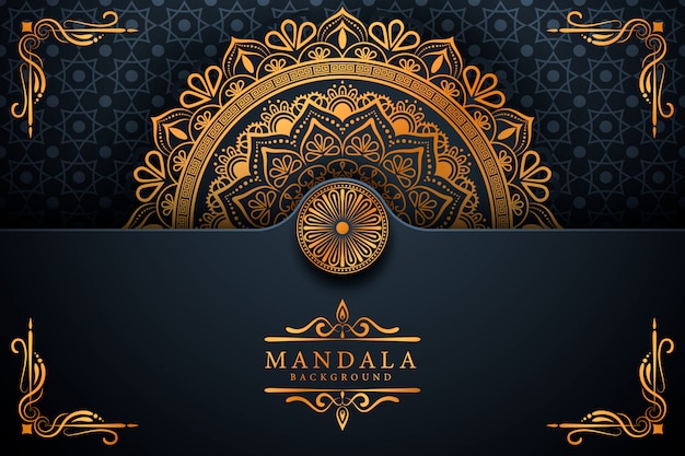 Creative luxury mandala background