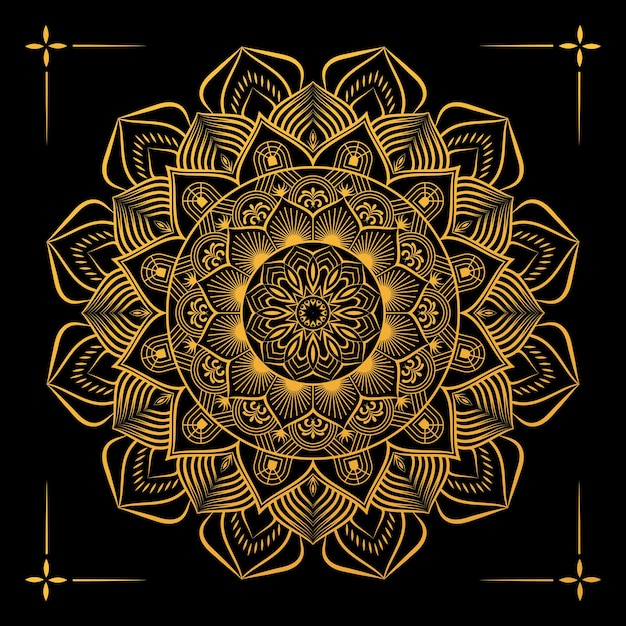 Creative luxury mandala background