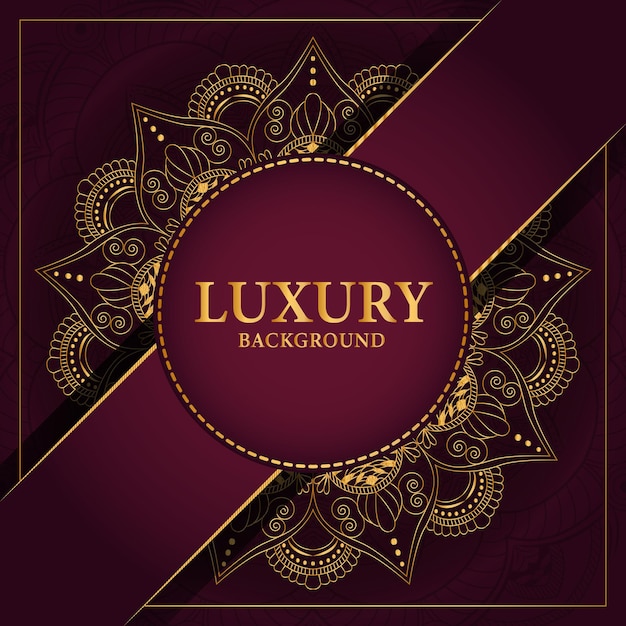 Vector creative luxury mandala background