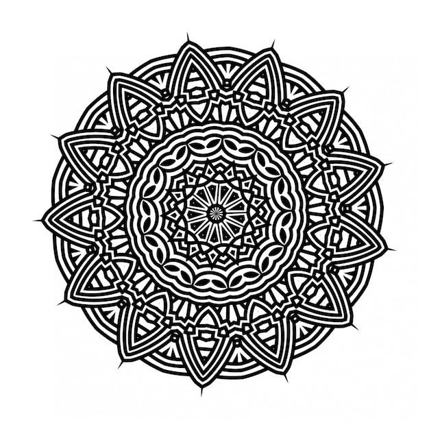 Creative luxury mandala background