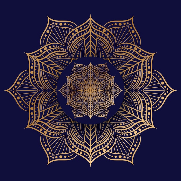 Illustrazione di mandala di lusso creativo