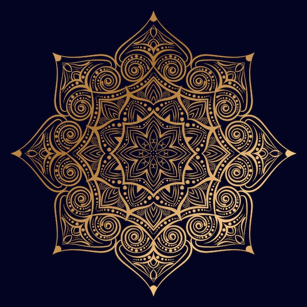 Creative luxury mandala illustration