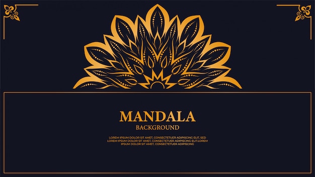 Creative Luxury mandala illustration