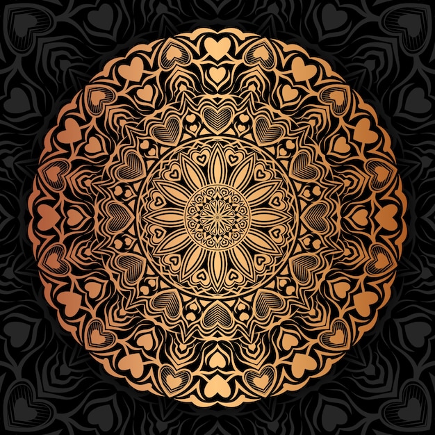 Illustrazione di lusso creativo mandala