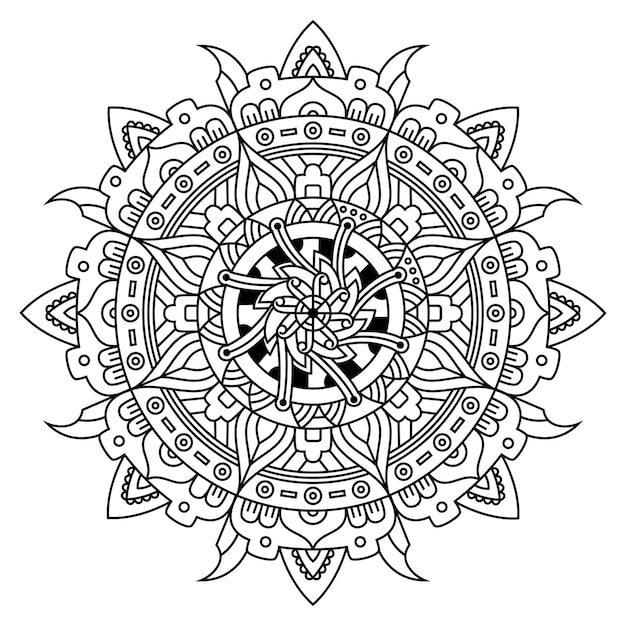 Creative luxury of mandala illustration