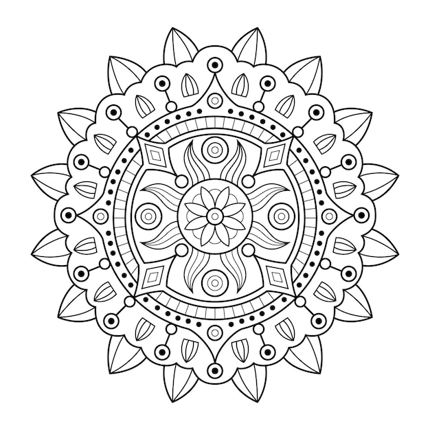 Creative luxury of mandala illustration