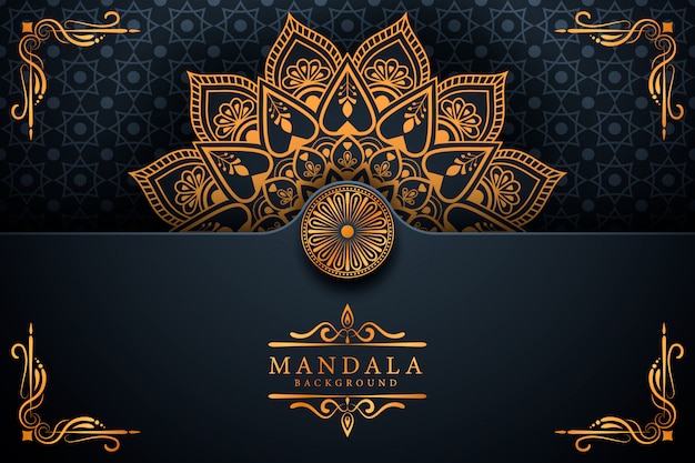 Mandala di lusso creativo re