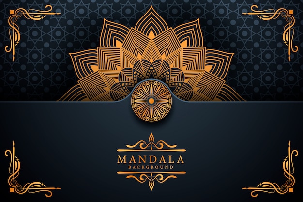 Mandala di lusso creativo re