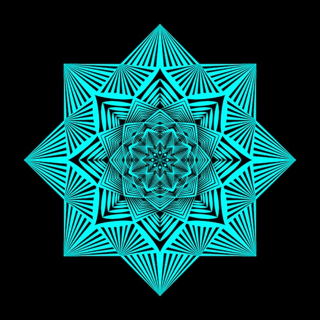 Vector creative luxury mandala