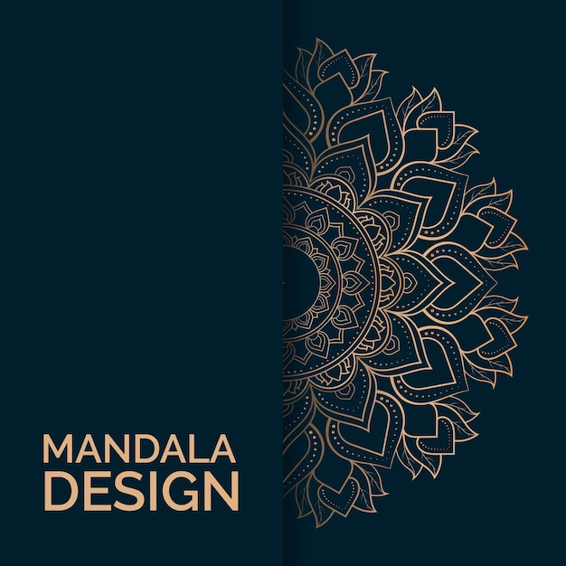 Creative mandala design background