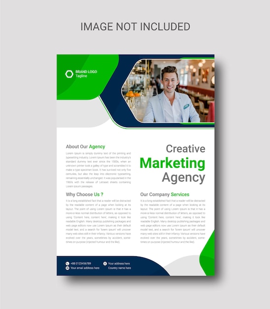 Creative Marketing Agency Corporate Flyer Design