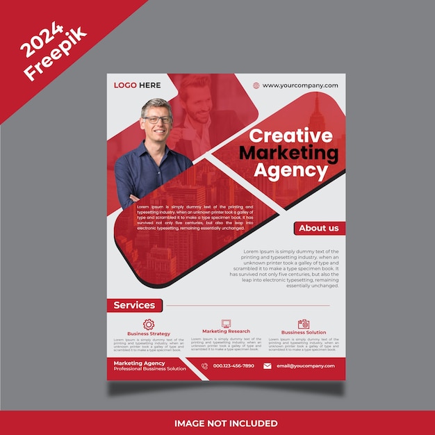 Creative marketing Agency flyer Design