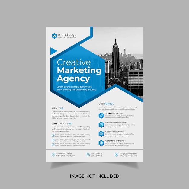 Creative Marketing Agency Flyer Template