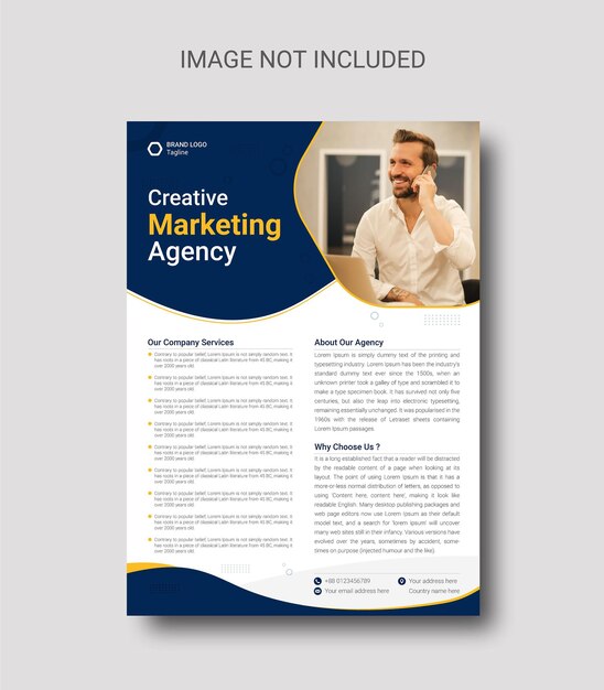 Creative Marketing Agency Flyer Template