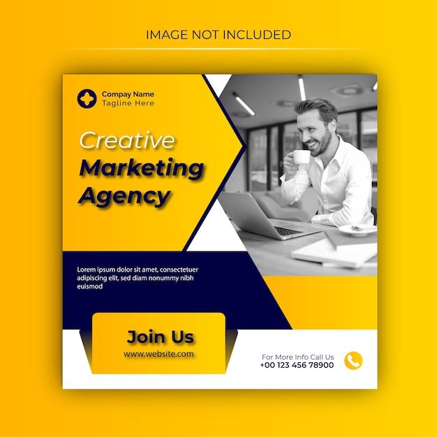 Creative Marketing Agency Post Design