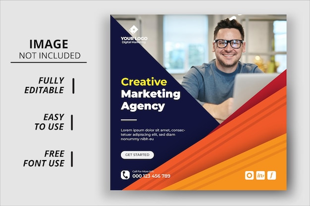 Creative Marketing Agency unieke Social Media Banner