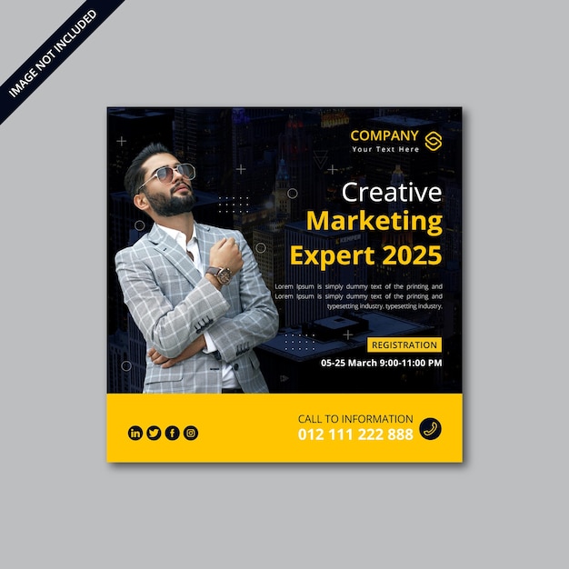 Creative marketing corporate social media