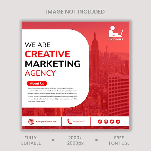 Creative marketing post design