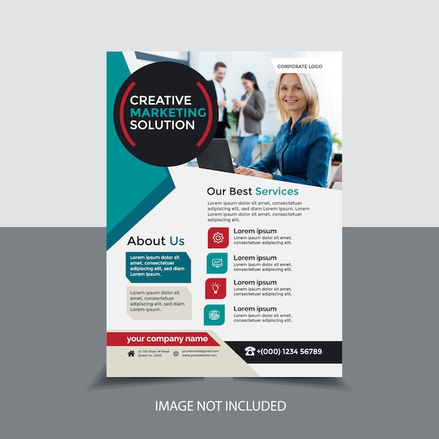 creative marketing solutions flyer