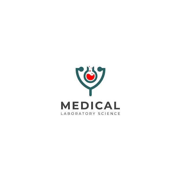 Творческий дизайн логотипа медицинской лаборатории