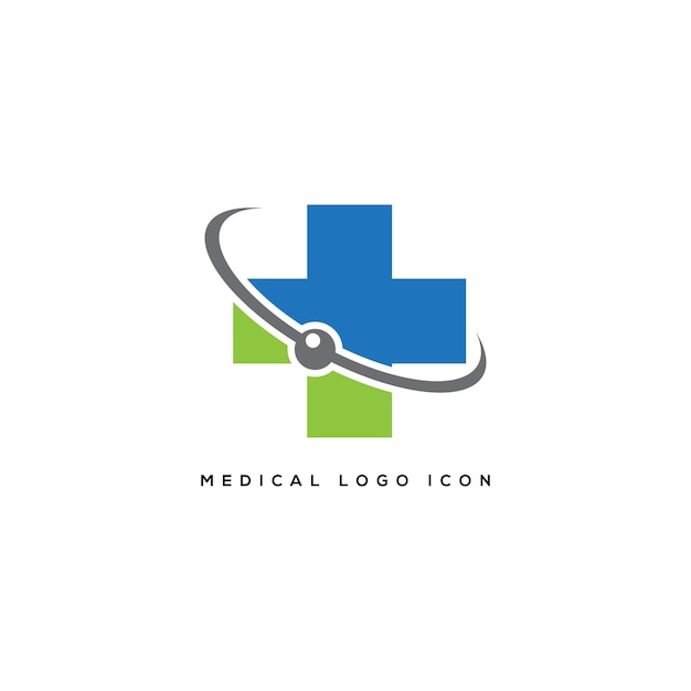 Icona del design del logo medico creativo 1.