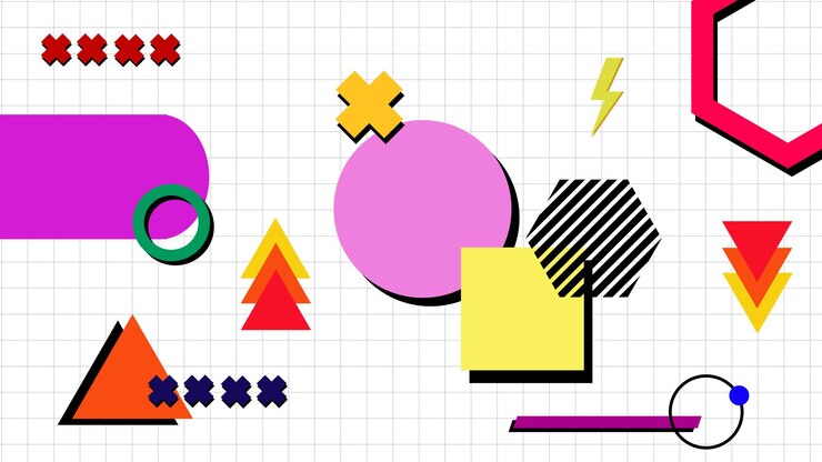 Vector 크리에이티브 멤피스 추상적인 배경