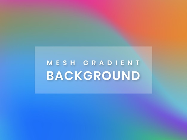 Вектор creative mesh gradient background премиум векторный файл