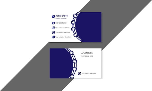 Creative modern business card design