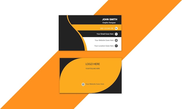 Creative modern business card design