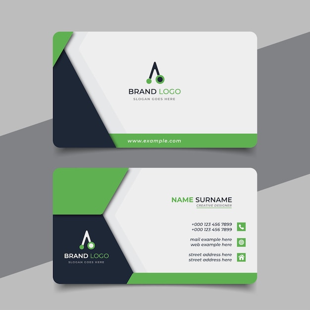 Creative Modern Business Card Images Template Design