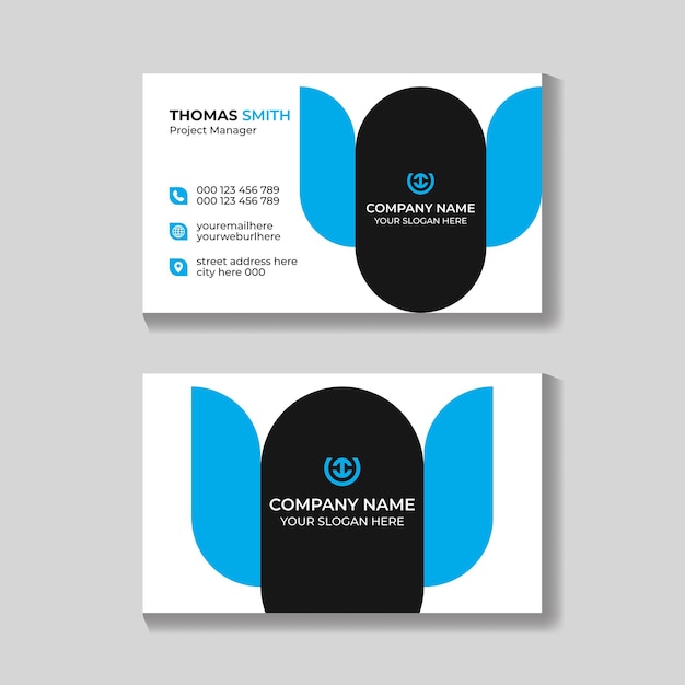 Creative modern business card template design