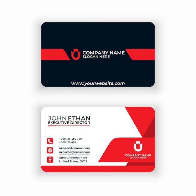 creative modern business card template