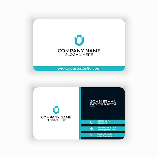 Creative modern business card template