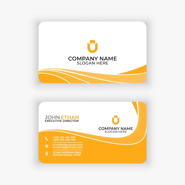 Creative modern business card template