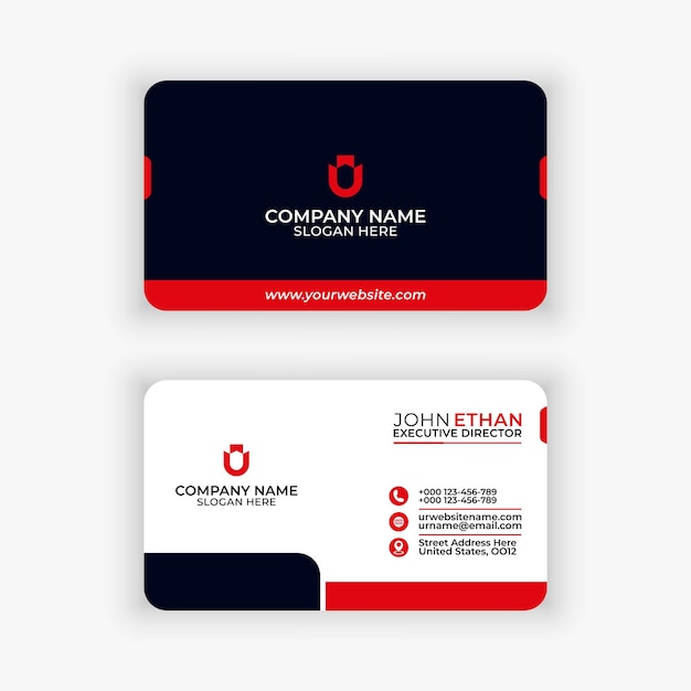 creative modern business card template