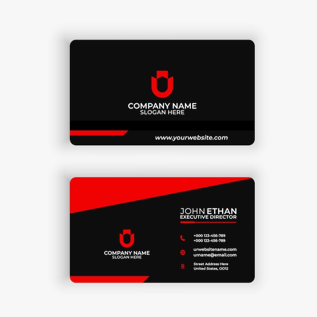 creative modern business card template